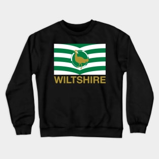 Wiltshire County Flag - England Crewneck Sweatshirt